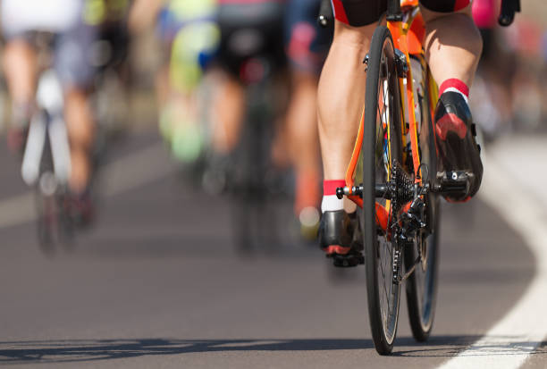 istock Cycling competition cyclist athletes riding a race 1191177324