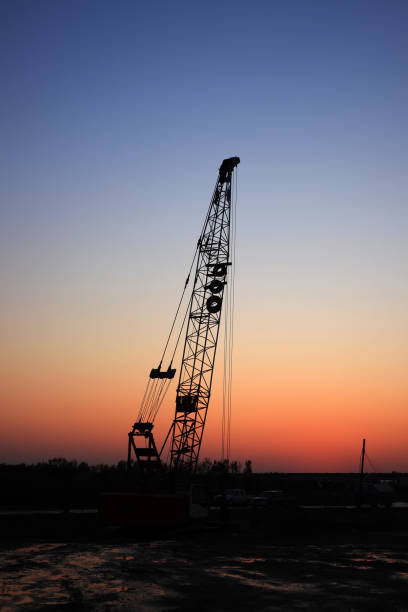 istock In the evening, The bridge is under construction 1191177444