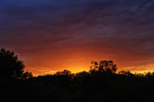 istock Dawn and sunset colors 1191180138