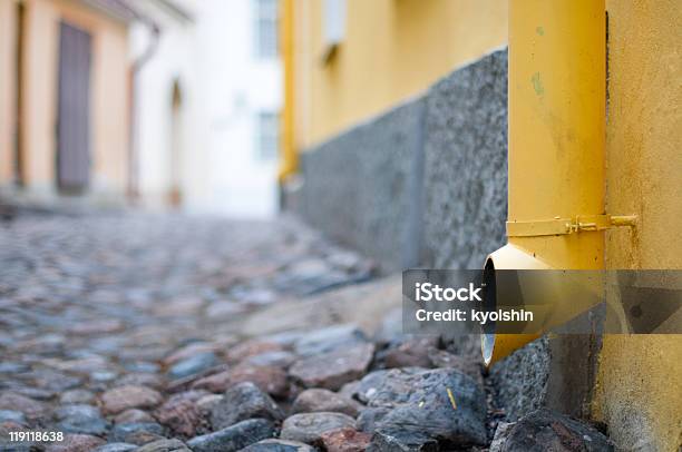 Old Downtake Tube Stock Photo - Download Image Now - Architecture, Brick, Brick House