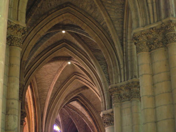 istock columns and arches in the Reims cathedral 1191194333