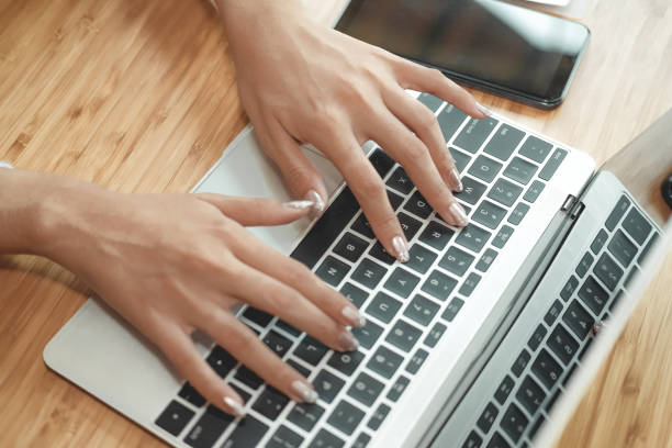 istock businesswoman freelancer working with computer. woman analyzing data. student studying doing assignment 1191196248