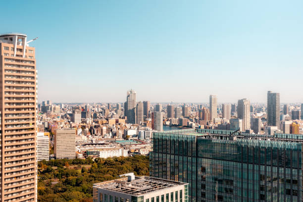istock Tokyo skyscraper city view in Japan 1191203404