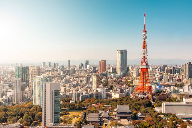 istock Tokyo skyscraper city view in Japan 1191203415