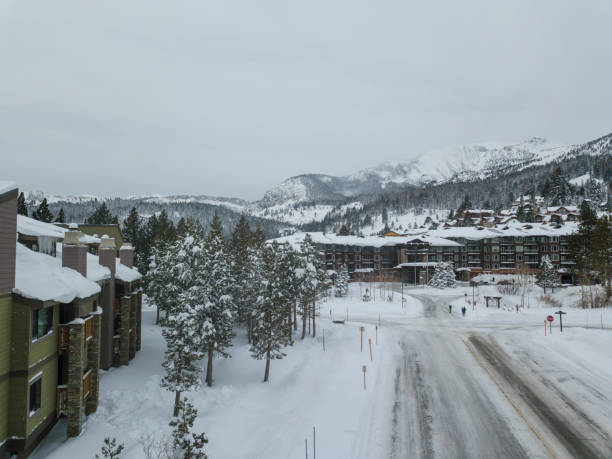 istock Mammoth Mountain -  first snow fall of the season 1191205221
