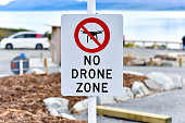No Drone Zone Sign - No Flying Drones