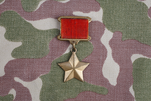 The Gold Star medal is a special insignia that identifies recipients of the title \