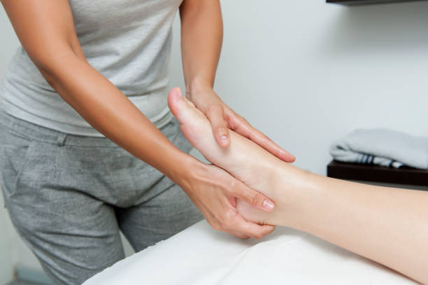 istock Foot hygiene, pedicure treatment and massages 1191210020