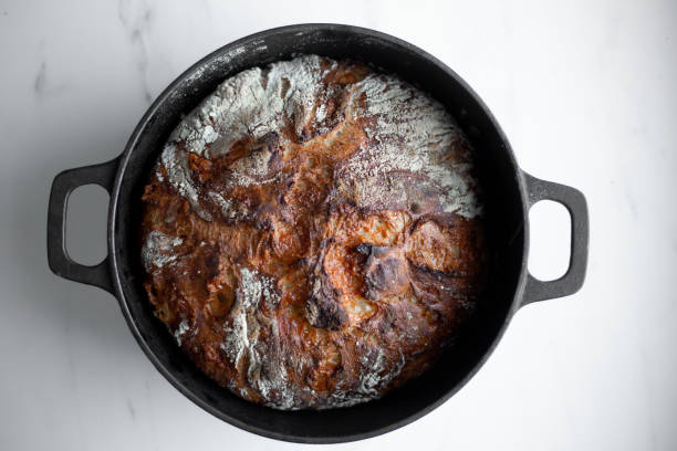 istock Loaf of home made artisanal bread 1191211042
