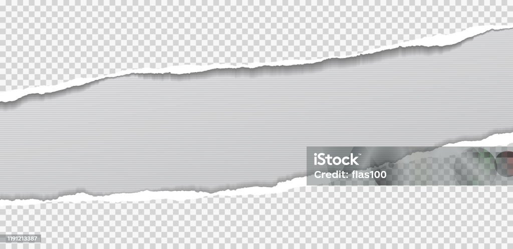 Page Rip Diagonal Piece Of Torn Ripped Diagonal Paper Strips With Soft Shadow Is On White ...