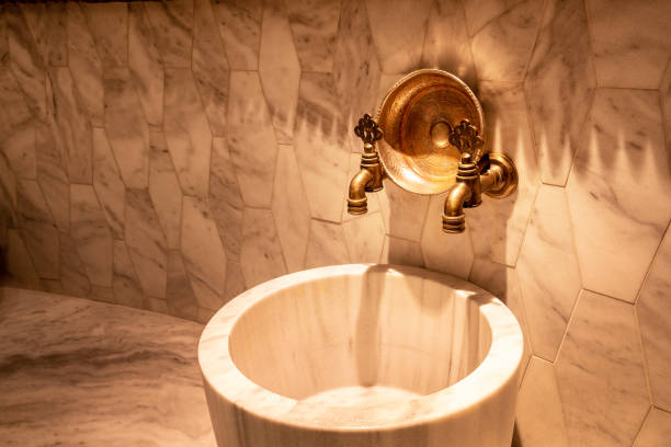 istock A Turkish fountain with its unique architecture in a hammam 1191219347