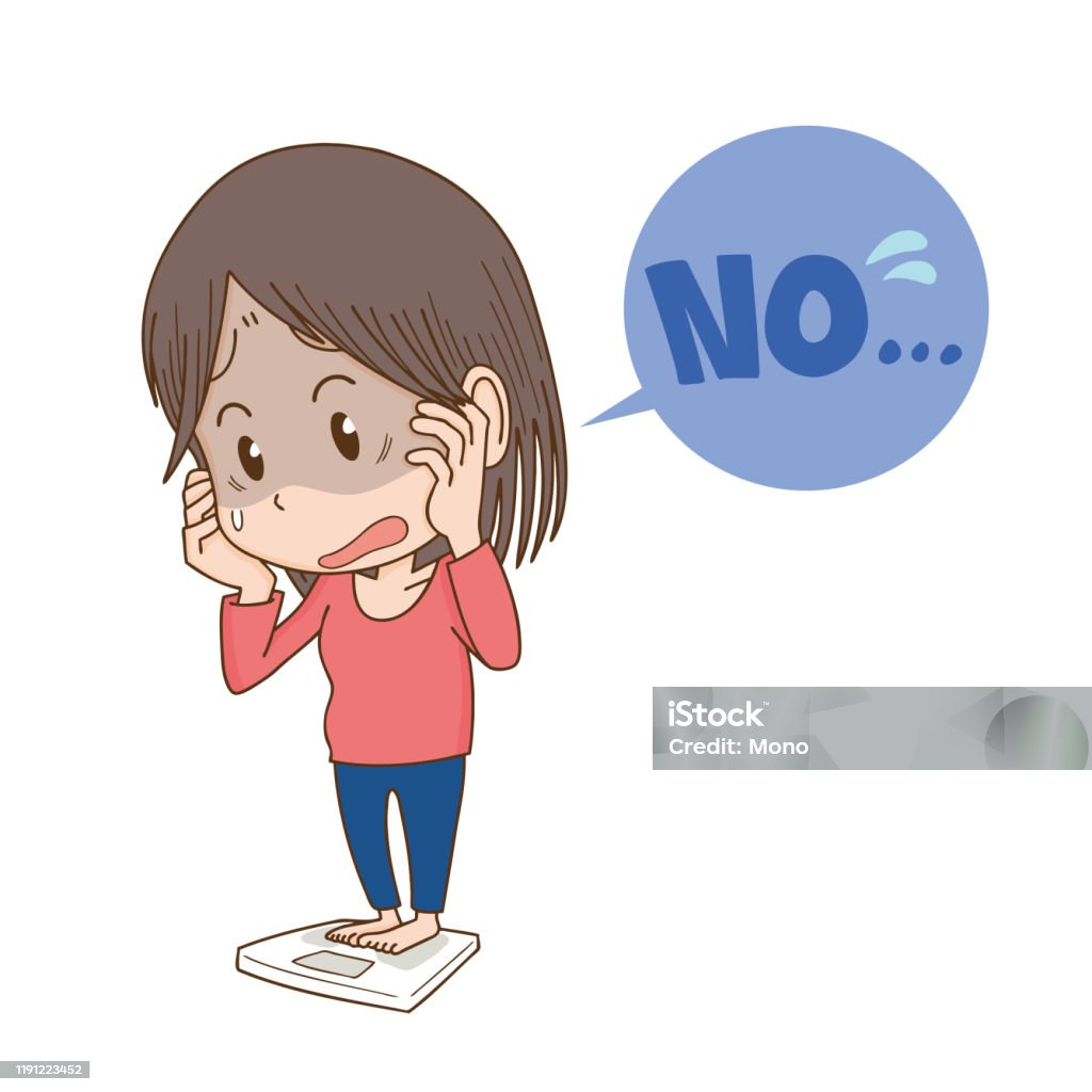 Women Who Are Shocked By Weight Gain Stock Illustration Download Women Who Are Shocked By Weight Gain Stock Illustration Download