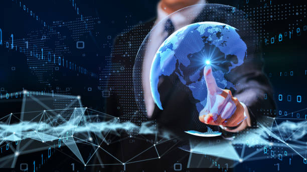 istock 5G and AI technology, Global communication network concept. World map point, line, composition, representing the global, Global network connection, international meaning. 1191225967