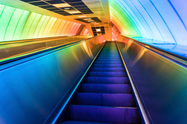 istock Istanbul Metro Station and Rainbow Colors 1191231290