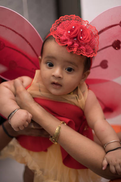 istock Adorable baby dressed as an angel 1191234551