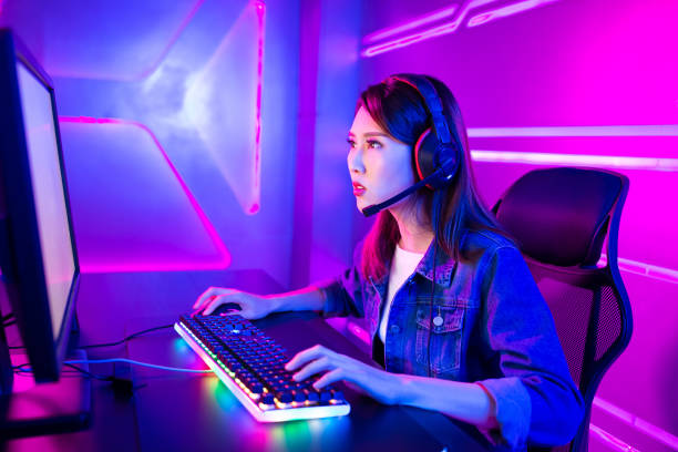 istock Young Asian cyber sport gamer 1191235237