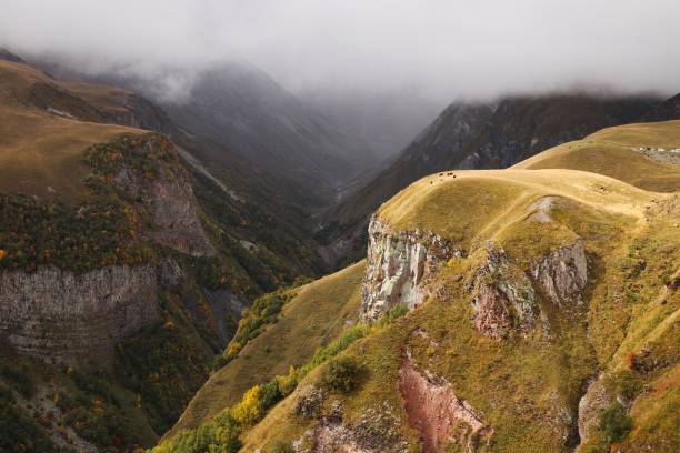 istock Caucuses mountains near Gudauri, Georgia. 1191235277