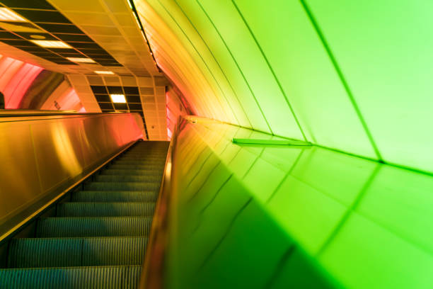 istock Istanbul Metro Station and Rainbow Colors 1191236512