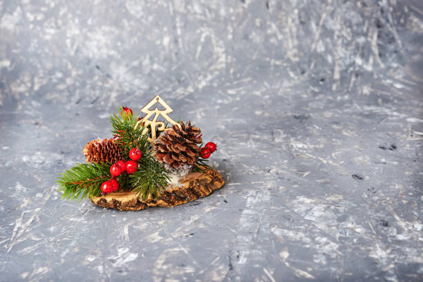 istock Merry Christmas and New Year composition. 1191236606
