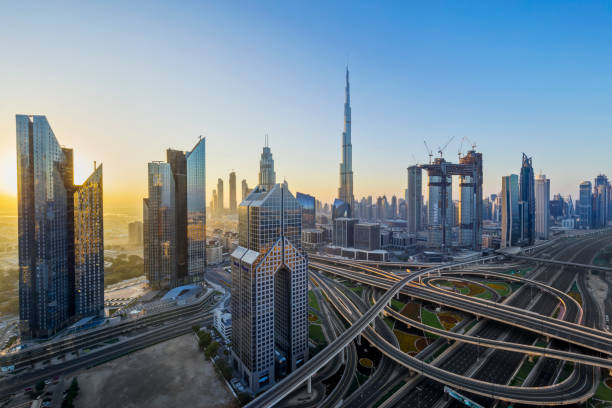 istock Dubai downtown at sunrise - United arab emirates 1191237942