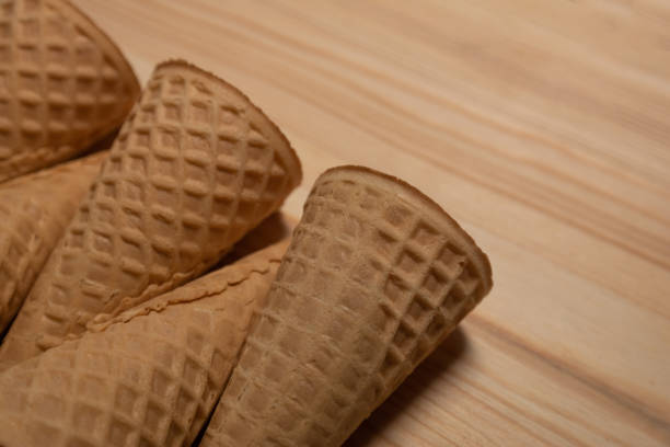 istock waffle horn from under ice cream 1191240442