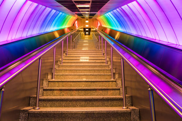 istock Istanbul Metro Station and Rainbow Colors 1191241478