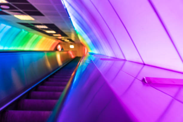 istock Istanbul Metro Station and Rainbow Colors 1191244015