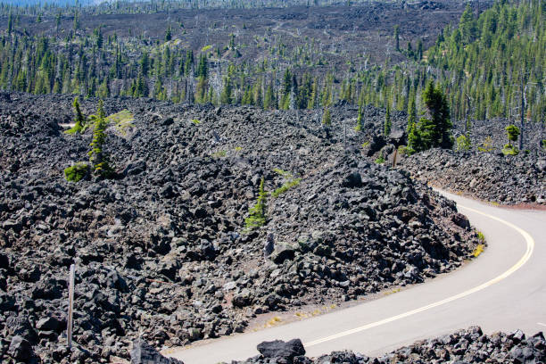 istock McKenzie Highway in McKenzie Pass Summit Oregon in summer 1191244148