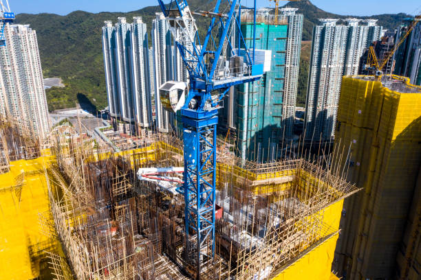 istock Construction site in Tseung Kwan O, Hong Kong 1191245371