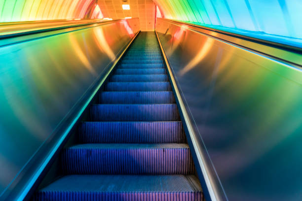 istock Istanbul Metro Station and Rainbow Colors 1191247566