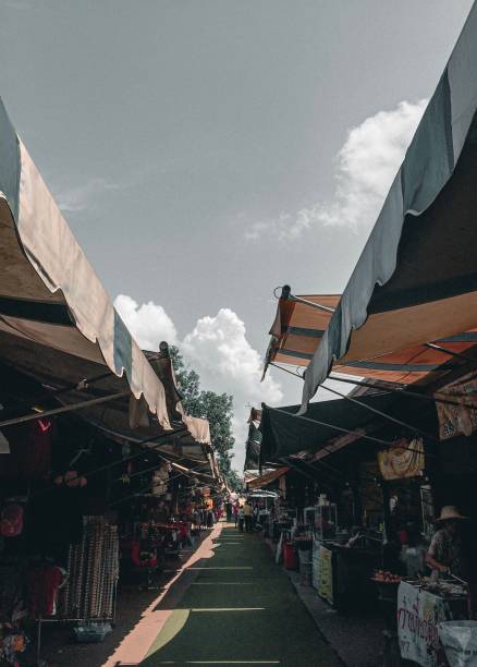 istock Walking street in Thailand. 1191247886