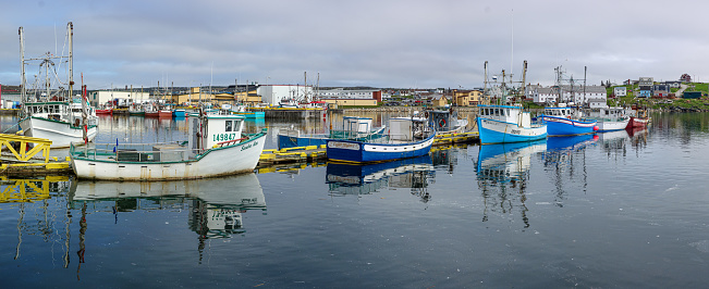 Inner harbour with fishing boats