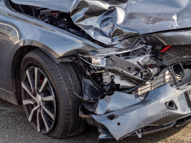 istock Accident car after a traffic accident 1191253440