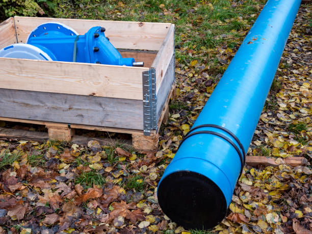 istock New water pipe after a water pipe break 1191253466