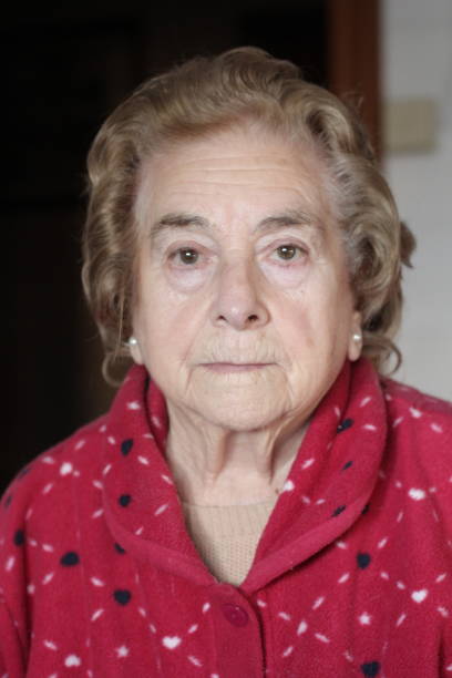 istock Depressed senior woman close up 1191260616