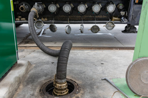 istock Tank truck for dangerous goods 1191261348