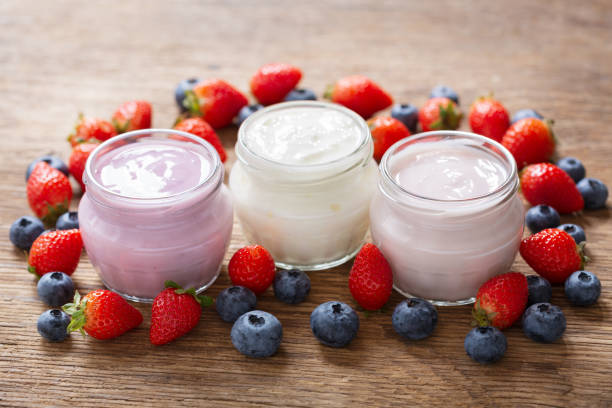 istock glass jars of yogurt with fresh berries 1191264549