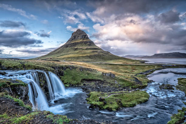 istock Kirkjufell mountain in western Iceland 1191265596