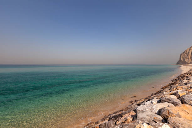 strait of hormuz coastline in musandam, sultanate of oman.