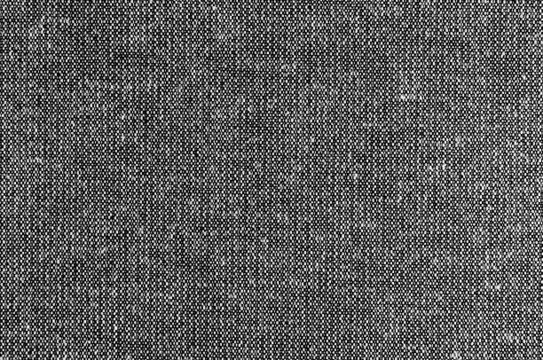 istock Closeup black color fabric texture. Strip line white color fabric pattern design or upholstery abstract background. 1191269661