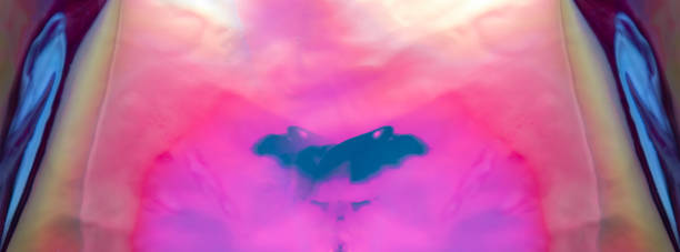 istock Panoramic abstract trendy holographic background. 1191271909