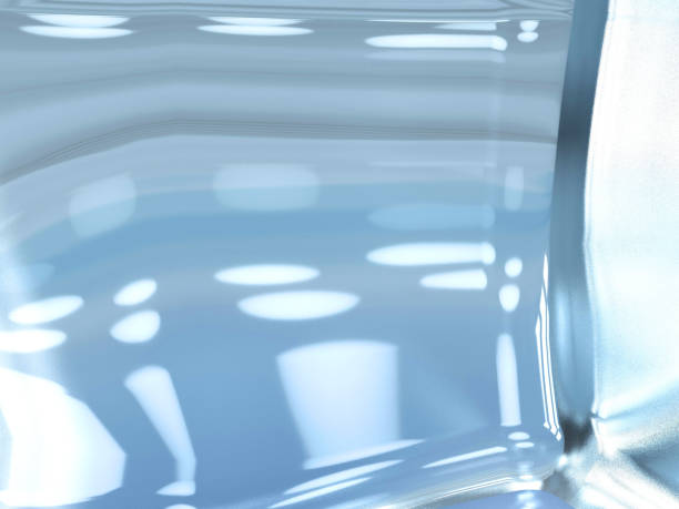 istock 3d illustration of ice surface with window and light reflexion background 1191280614