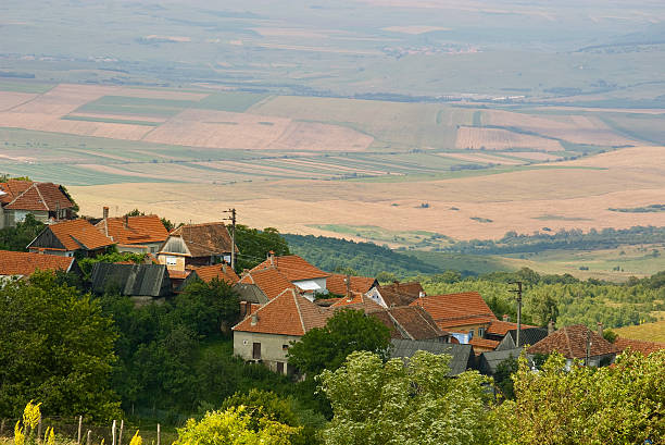 istock mountain village on hill top 119128409