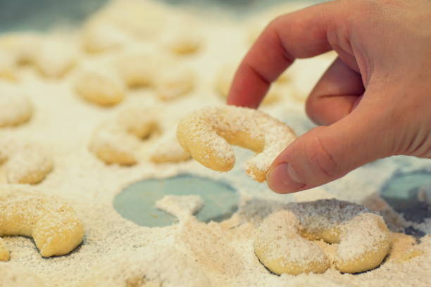 baking Christmas cookies in December in Austria. Sony DSLR, Tamron 90mm macro lense.