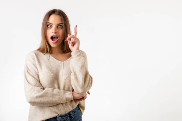 istock woman showing emotion isolated in studio 1191285361