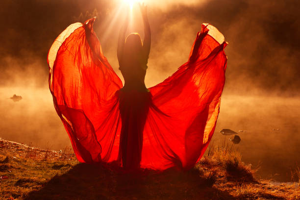 istock This is my lake! Mysterious woman 1191287399