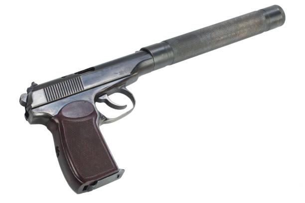istock USSR period pistol with silencer 1191288629