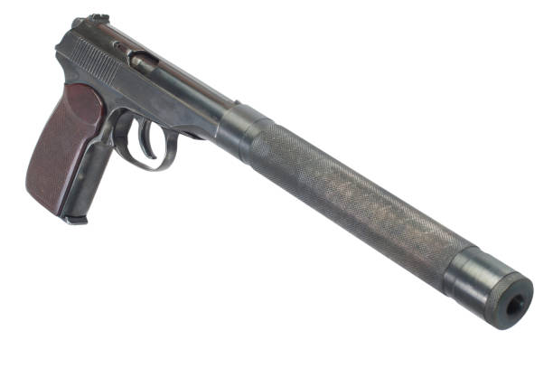 istock USSR period pistol with silencer 1191288667