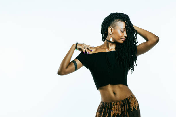 istock African American woman with dreadlocks looking at the camera 1191291061
