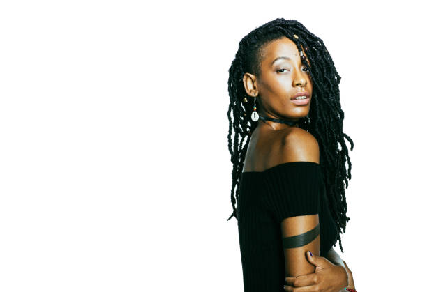 istock African American woman with dreadlocks looking at the camera 1191291069
